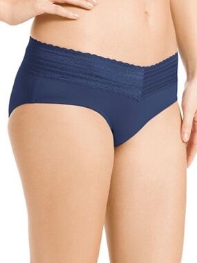 Warner's Women's No Pinching Dig-free Comfort Panties | Blue | XL, S | NWT